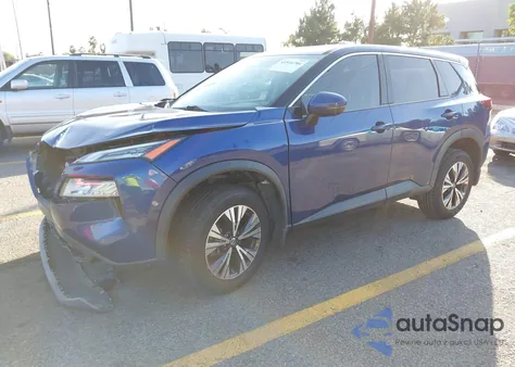 2021 Nissan Rogue Sv Fwd из США, поврежденный, VIN JN8AT3BA5MW011683